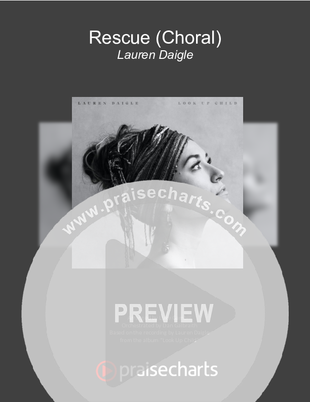 Rescue (Choral) Orchestration (Lauren Daigle / PraiseCharts Choral / Arr. Luke Gambill)
