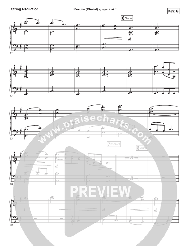 Rescue (Choral Anthem SATB) Synth Strings (Lauren Daigle / Arr. Luke Gambill)