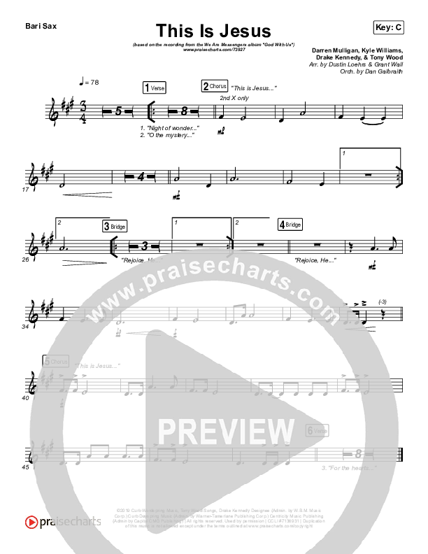 This Is Jesus Bari Sax (We Are Messengers)