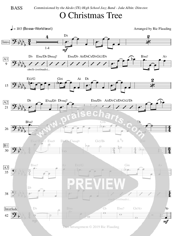 O Christmas Tree (Instrumental) Sheet Music PDF (Ric Flauding