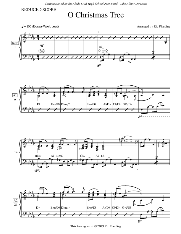 O Christmas Tree (Instrumental) (Ric Flauding) PraiseCharts