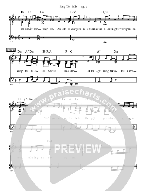 Ring The Bells Lead Sheet (SAT) (Sandra McCracken)