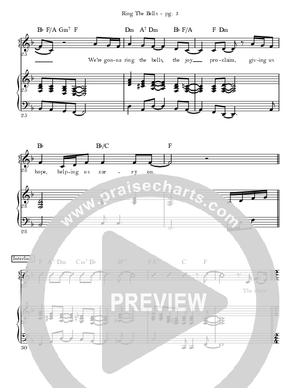 Ring The Bells Lead & Piano (Sandra McCracken)