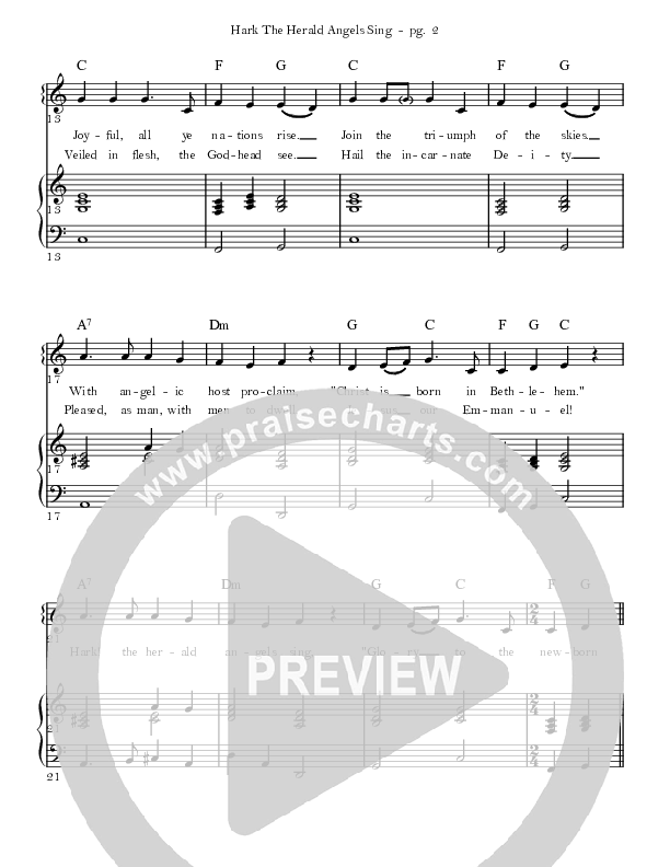 Hark The Herald Angels Sing Lead & Piano (Sandra McCracken)