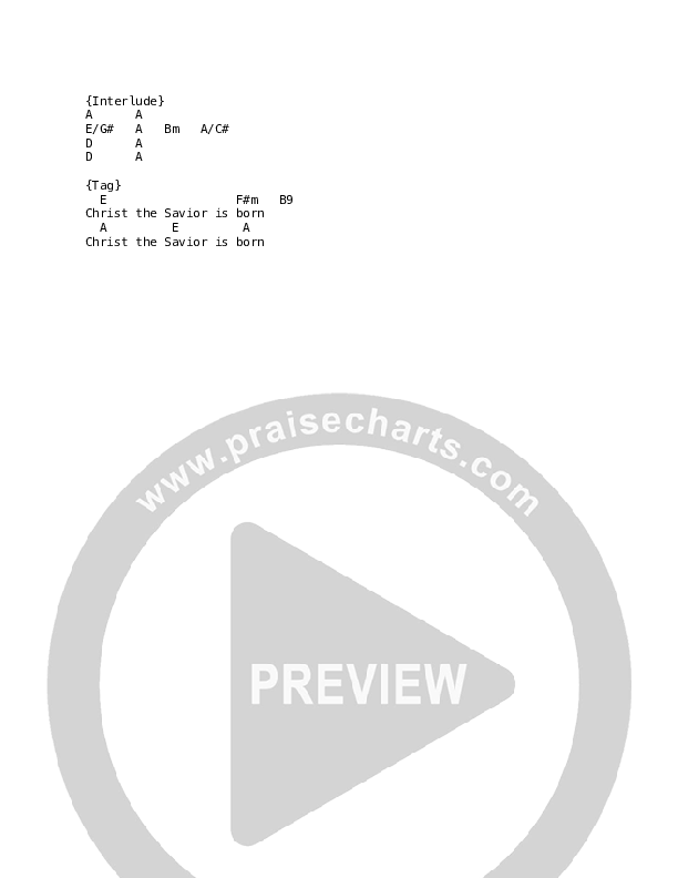 Silent Night Chords & Lyrics (Sandra McCracken)
