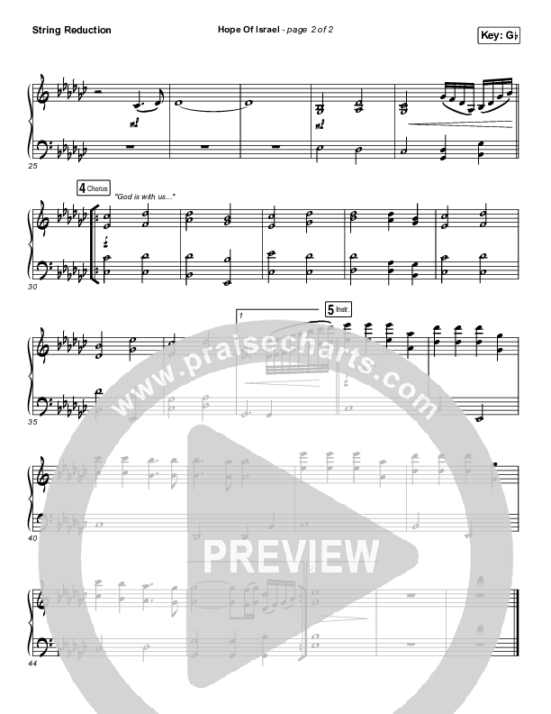 Hope Of Israel String Pack (Chris Tomlin)