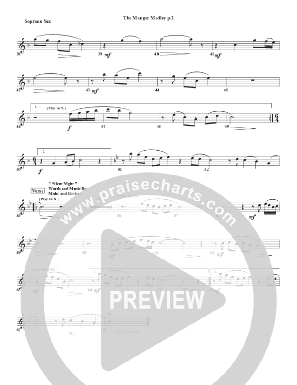 The Manger Medley Soprano Sax (Chris Emert)