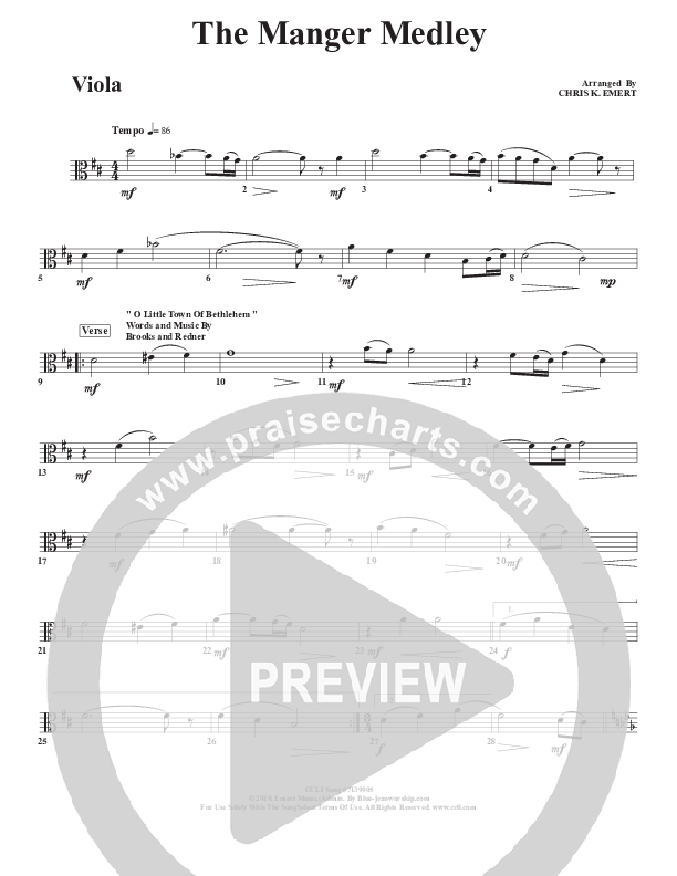 The Manger Medley Violins (Chris Emert)