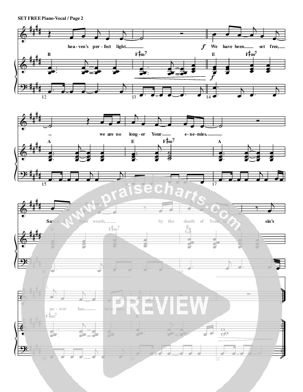 Set Free Lead & Piano (Billy Foote / Cindy Foote)