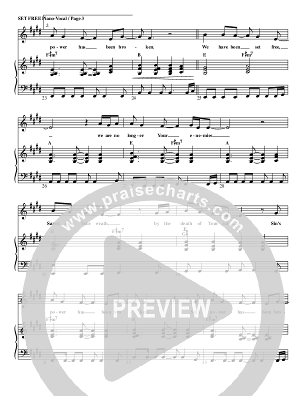 Set Free Lead & Piano (Billy Foote / Cindy Foote)