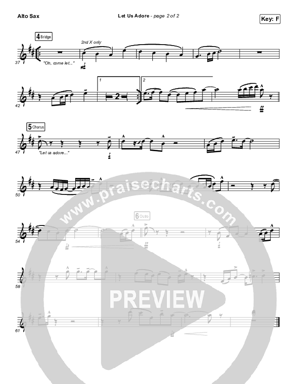 Let Us Adore Alto Sax (David & Nicole Binion)