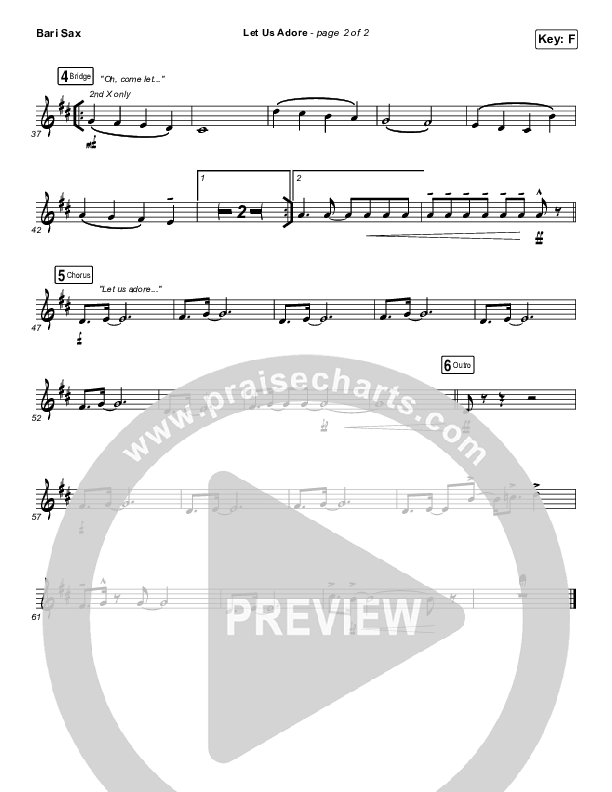 Let Us Adore Bari Sax (David & Nicole Binion)