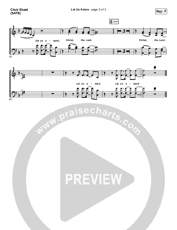 Let Us Adore Choir Vocals (SATB) (David & Nicole Binion)