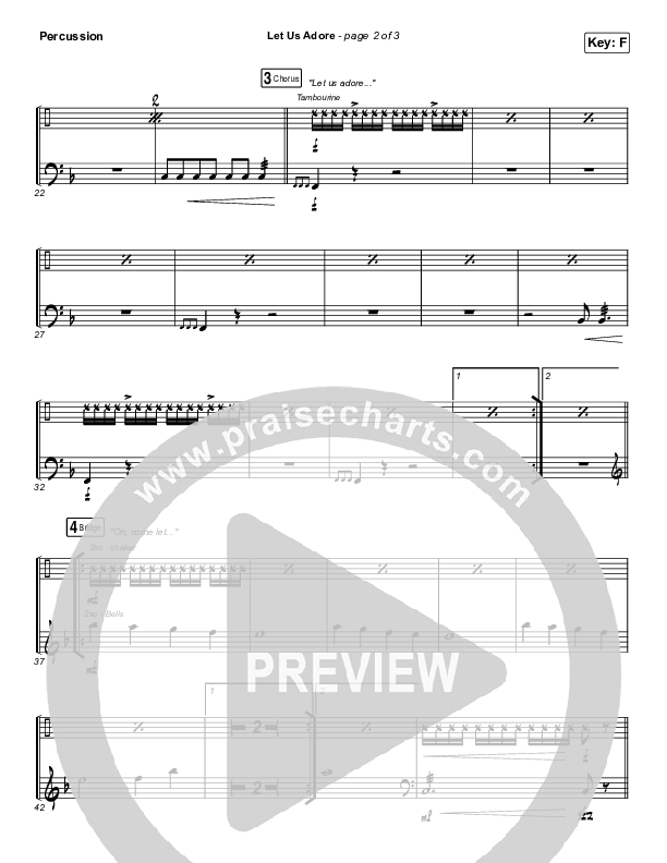 Let Us Adore Percussion (David & Nicole Binion)