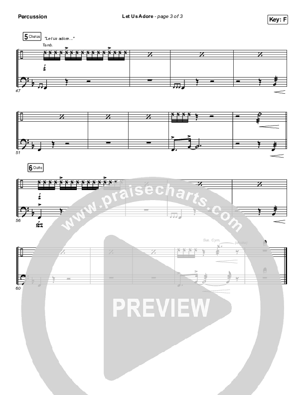 Let Us Adore Percussion (David & Nicole Binion)