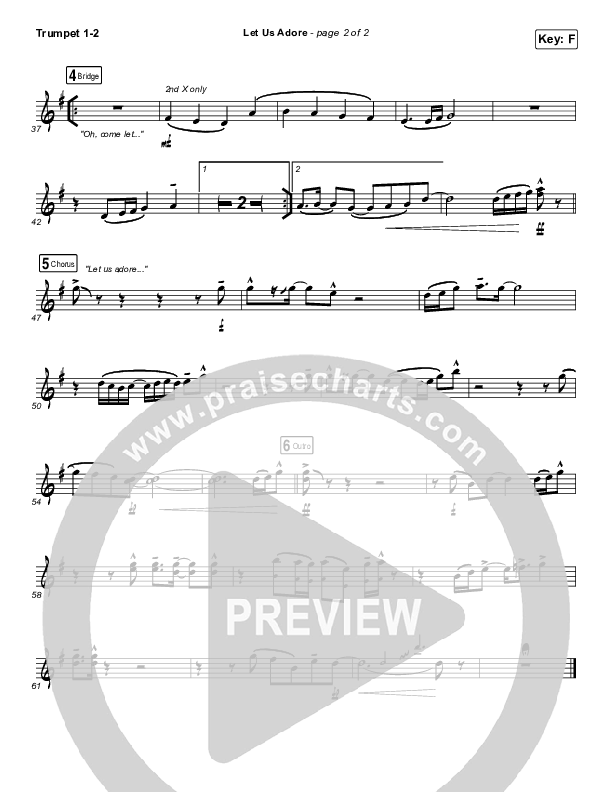 Let Us Adore Trumpet 1,2 (David & Nicole Binion)