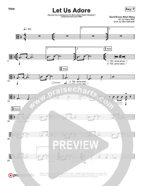 Let Us Adore Viola (David & Nicole Binion)