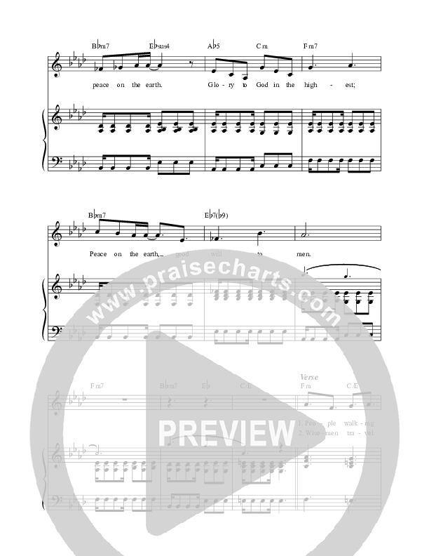 Glory To God Lead & Piano (David & Nicole Binion / Potter's House Choir)