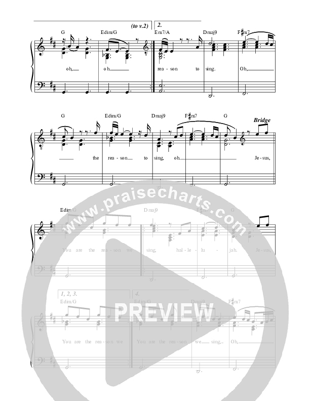 The Reason Lead Sheet (David & Nicole Binion / William McDowell)