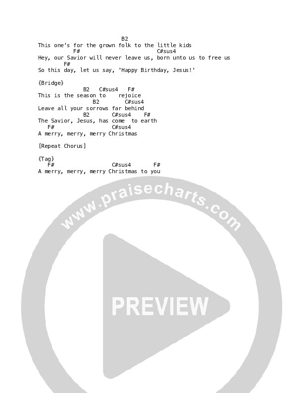 A Merry Merry Christmas Chords & Lyrics (David & Nicole Binion / Ava Brockman / James Gross / Carson Binion)