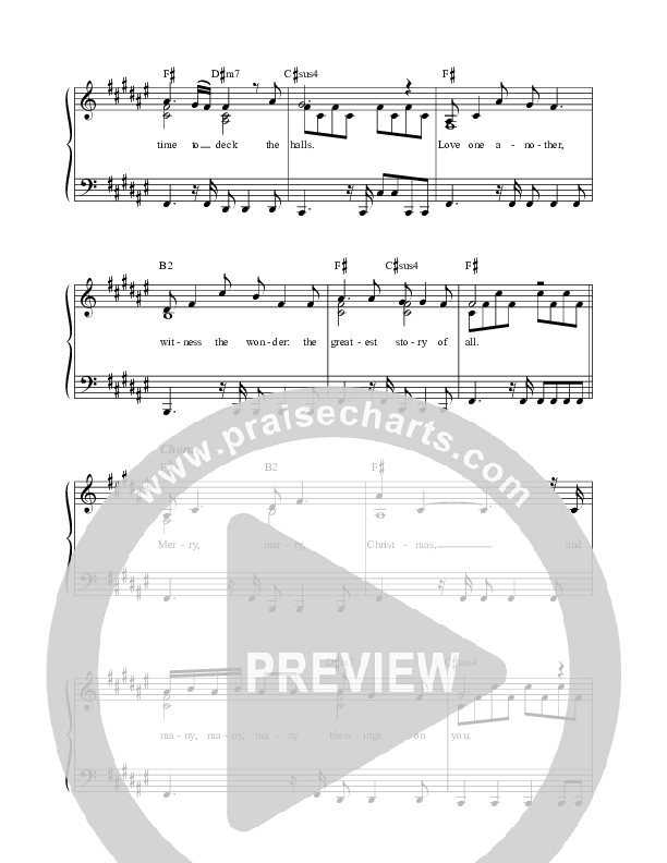 A Merry Merry Christmas Lead Sheet (SAT) (David & Nicole Binion / Ava Brockman / James Gross / Carson Binion)