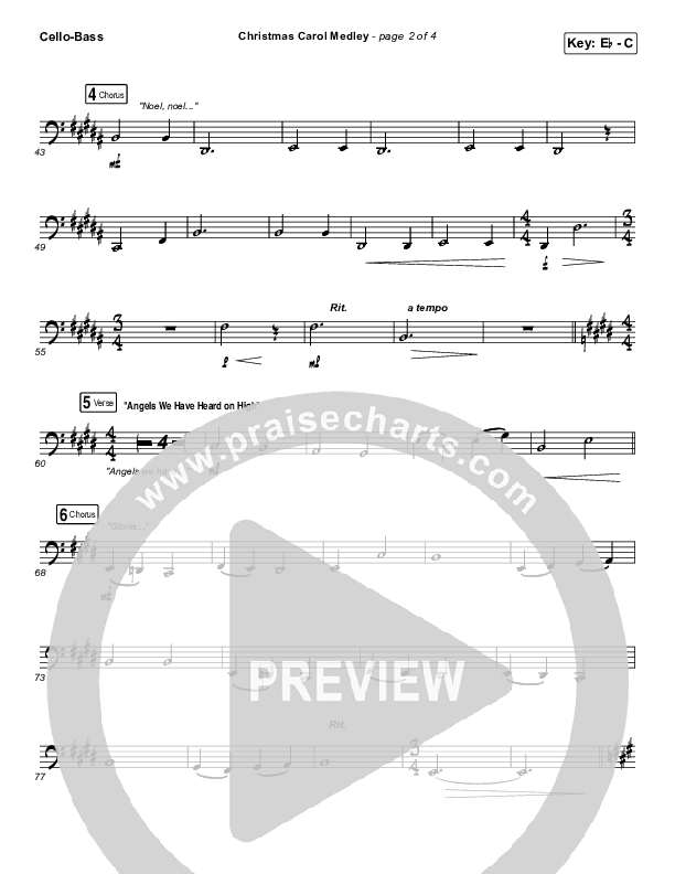 Christmas Carol Medley Cello/Bass (David & Nicole Binion / Daniel Johnson / Jeremiah Woods / Taylor Poole / Trinity Anderson / Tina Baker)