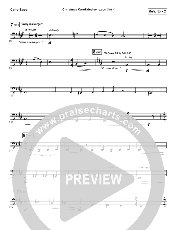 Christmas Carol Medley Cello/Bass (David & Nicole Binion / Daniel Johnson / Jeremiah Woods / Taylor Poole / Trinity Anderson / Tina Baker)