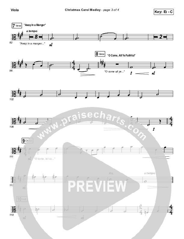 Christmas Carol Medley Viola (David & Nicole Binion / Daniel Johnson / Jeremiah Woods / Taylor Poole / Trinity Anderson / Tina Baker)