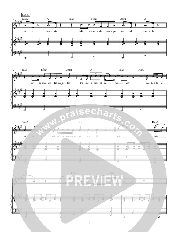 Por Su Gracia (Good Grace) Lead & Piano (Hillsong en Espanol)