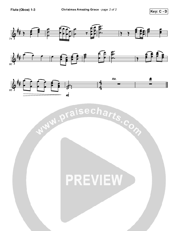 Christmas Amazing Grace Wind Pack (Caleb & Kelsey)