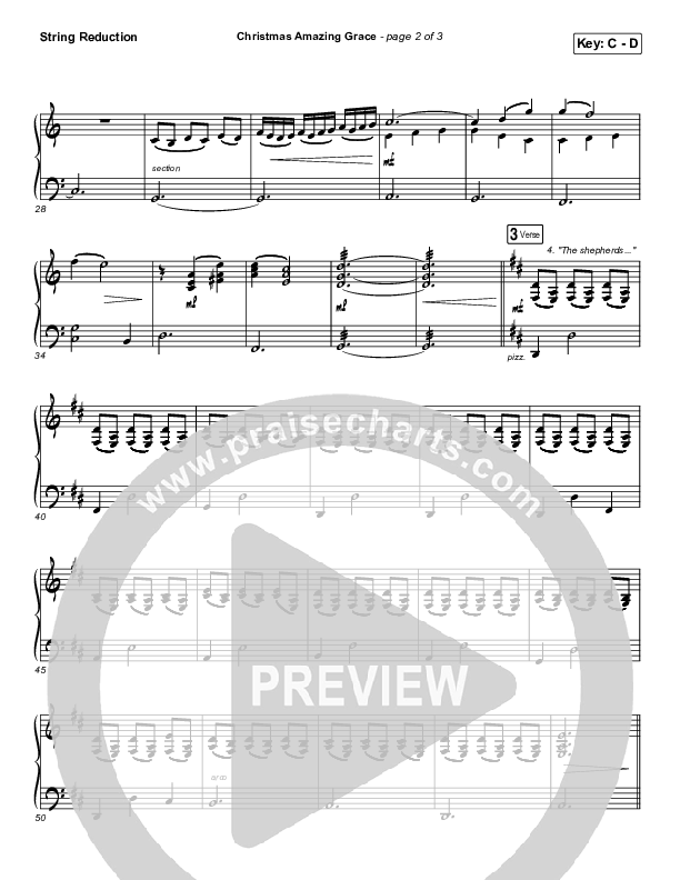 Christmas Amazing Grace Synth Strings (Caleb & Kelsey)