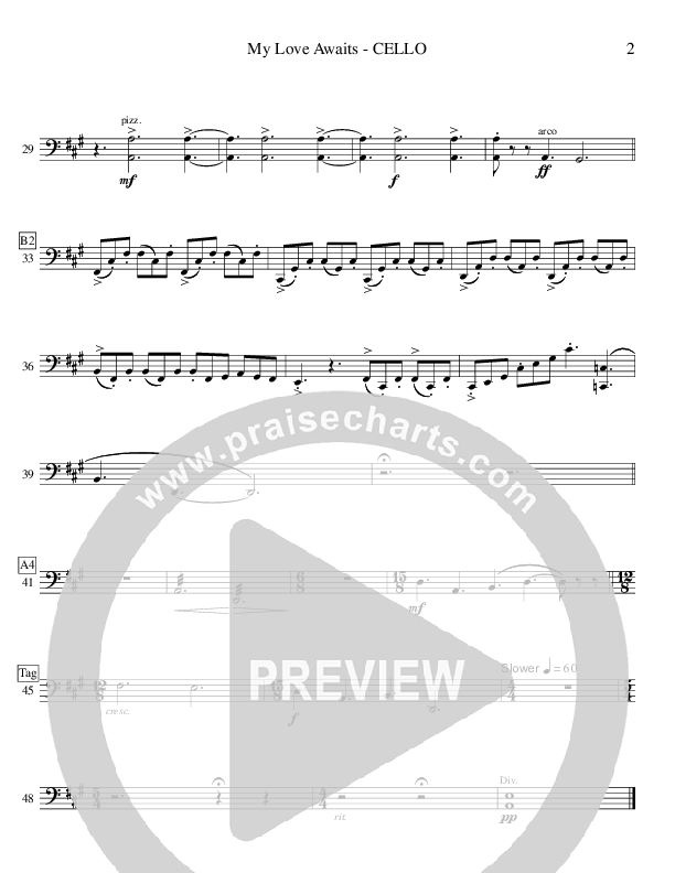 My Love Awaits (Instrumental) Cello (Ric Flauding)