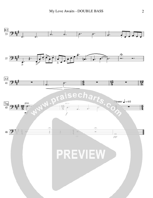 My Love Awaits (Instrumental) Contrabass (Ric Flauding)