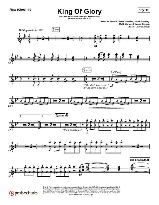 King Of Glory (Live) Wind Pack (Passion)