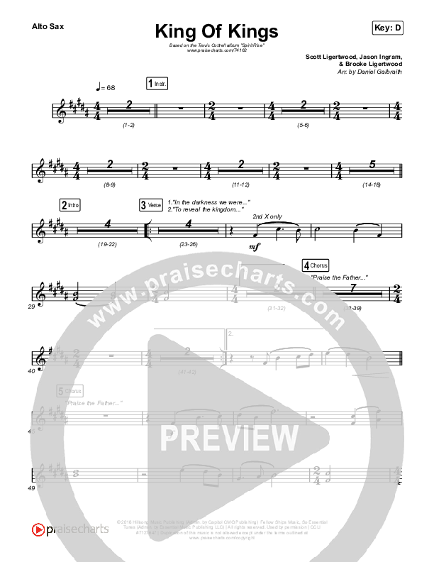 King Of Kings Sax Pack (Travis Cottrell / Lily Cottrell)