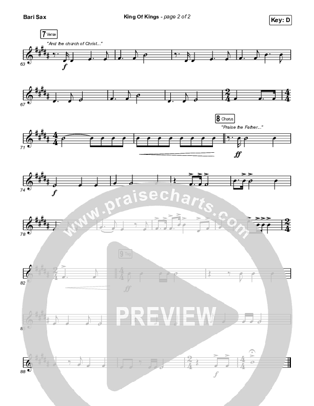 King Of Kings Bari Sax (Travis Cottrell / Lily Cottrell)