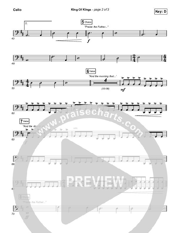 King Of Kings Cello (Travis Cottrell / Lily Cottrell)