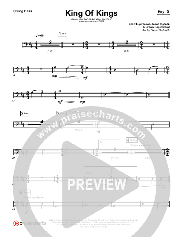 King Of Kings Double Bass (Travis Cottrell / Lily Cottrell)