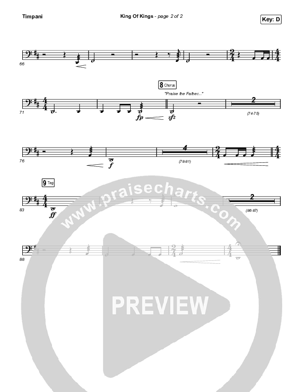 King Of Kings Timpani (Travis Cottrell / Lily Cottrell)