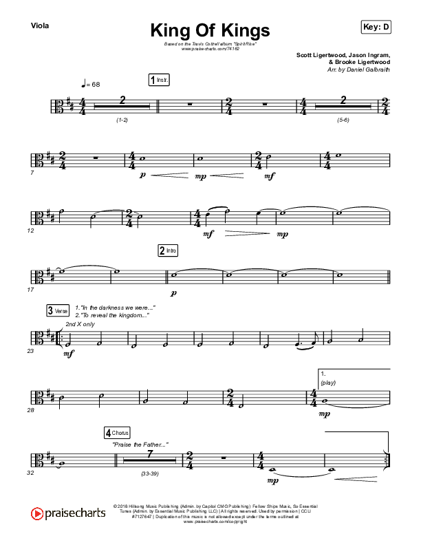 King Of Kings Viola (Travis Cottrell / Lily Cottrell)