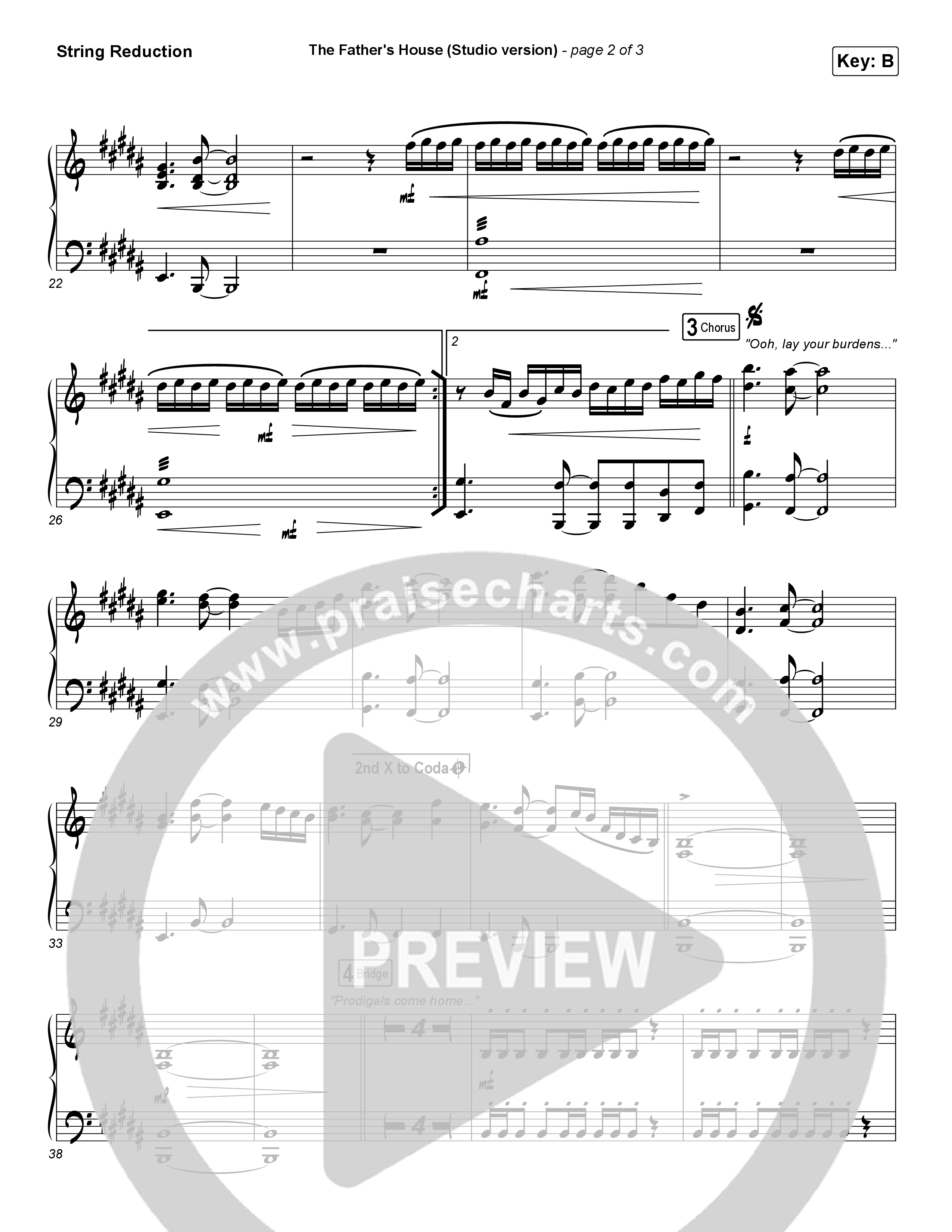 The Father's House (Studio) String Reduction (Cory Asbury)