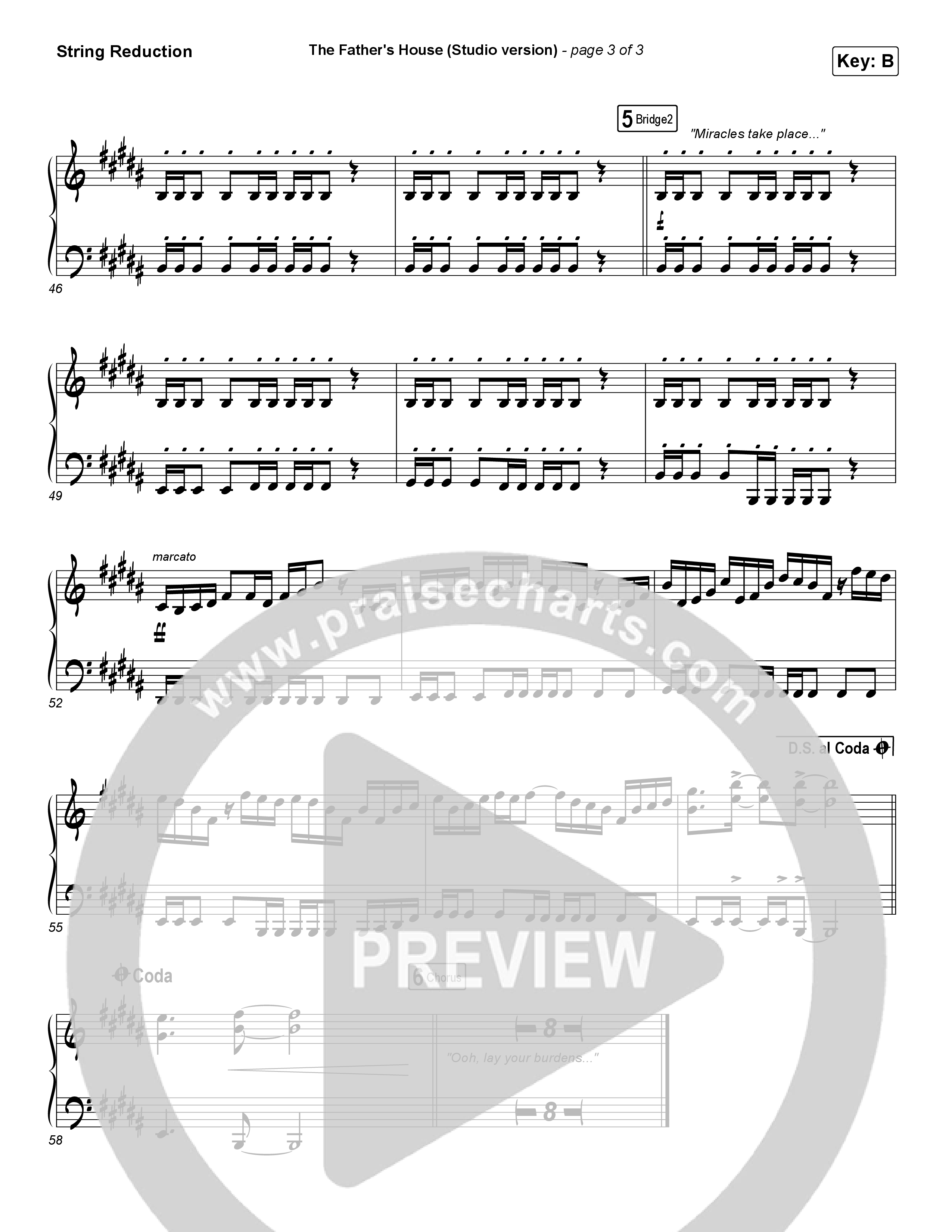 The Father's House (Studio) String Reduction (Cory Asbury)