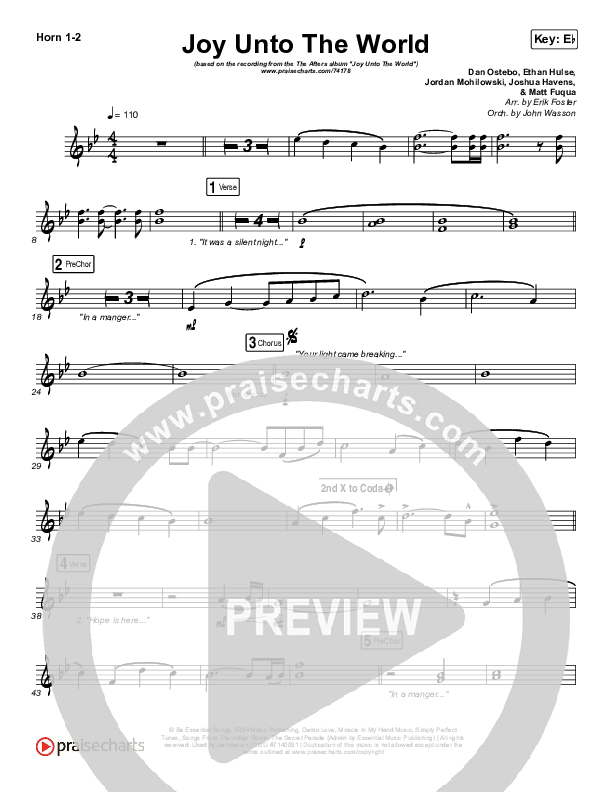 Joy Unto The World Brass Pack (The Afters)