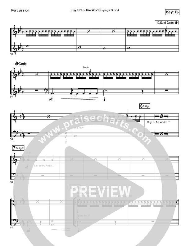 Joy Unto The World Percussion (The Afters)