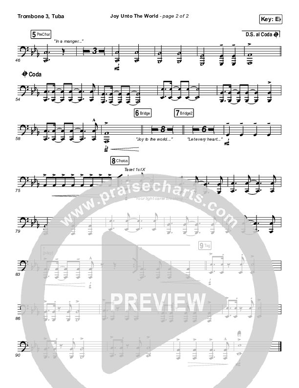 Joy Unto The World Trombone 3/Tuba (The Afters)