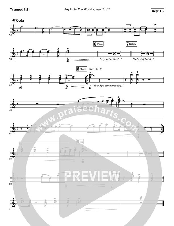 Joy Unto The World Trumpet 1,2 (The Afters)