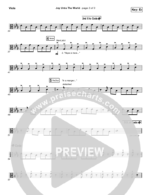 Joy Unto The World Viola (The Afters)