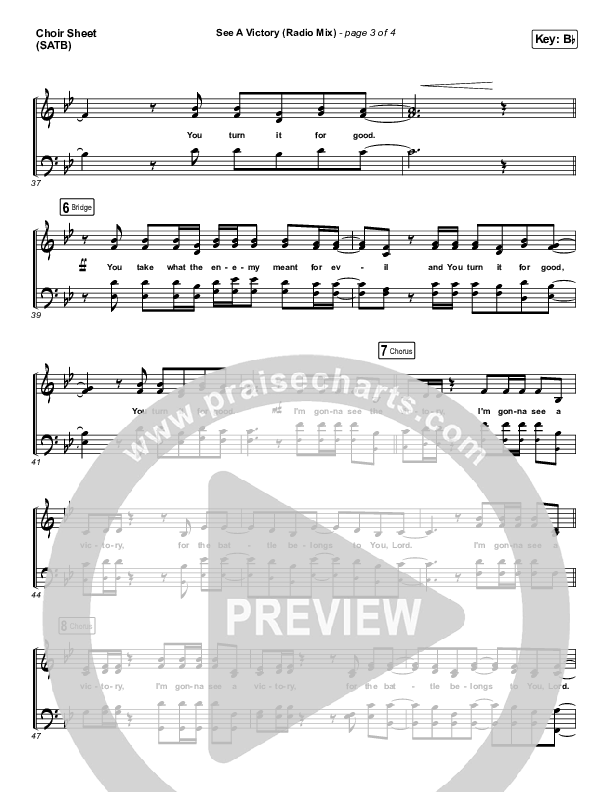 See A Victory (Radio) Choir Vocals (SATB) (Elevation Worship)
