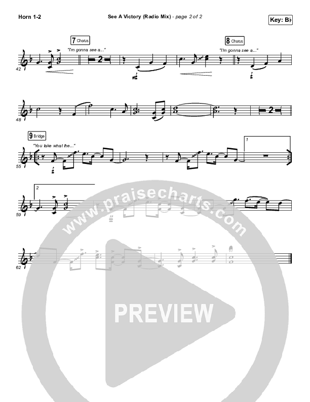 See A Victory (Radio) French Horn 1/2 (Elevation Worship)