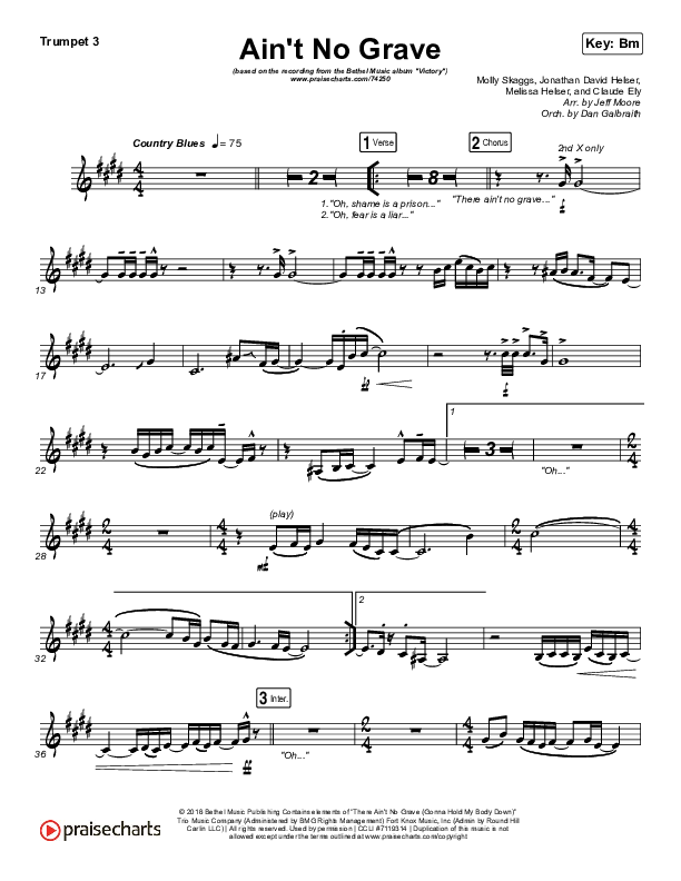 Ain't No Grave Trumpet 3 (Bethel Music / Molly Skaggs)